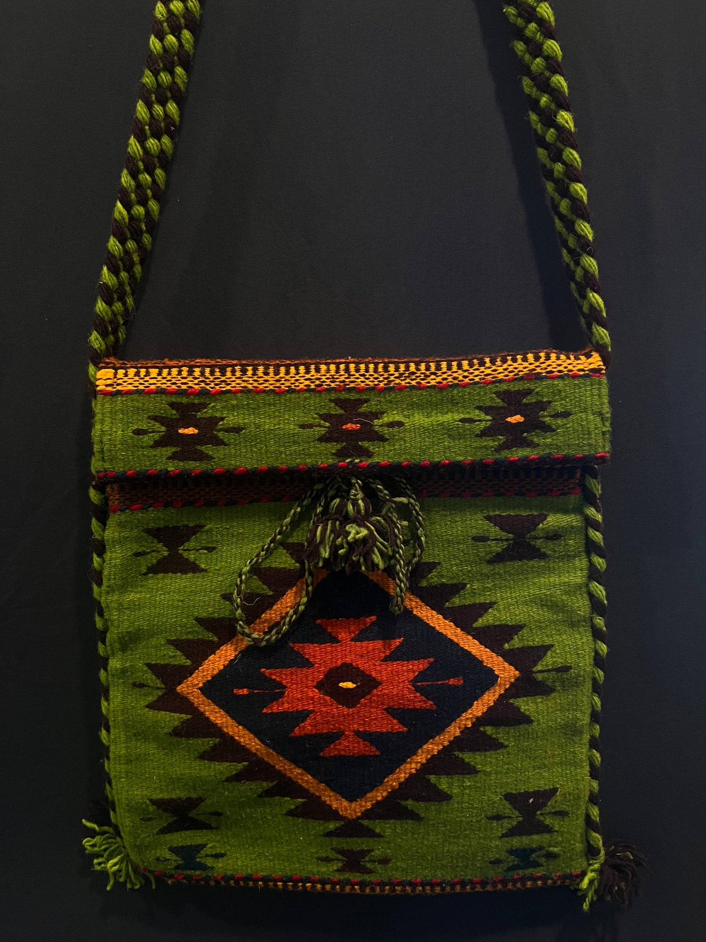 Wool Shoulder Bag Large