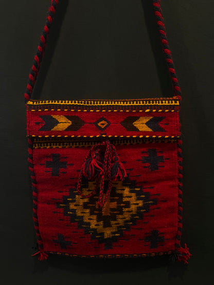 Wool Shoulder Bag Large