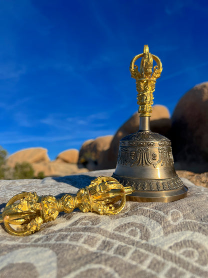 Tibetan Meditation Bell and Dorje Set