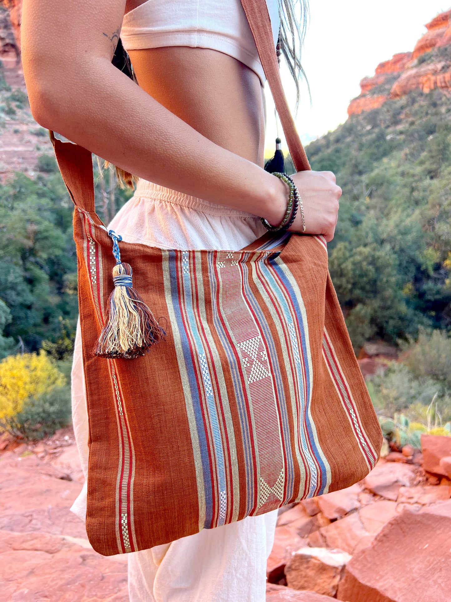 Handwoven Cotton Natural Dye Bag