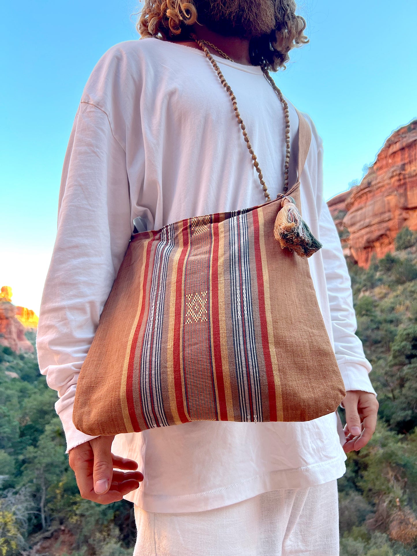 Handwoven Cotton Natural Dye Bag