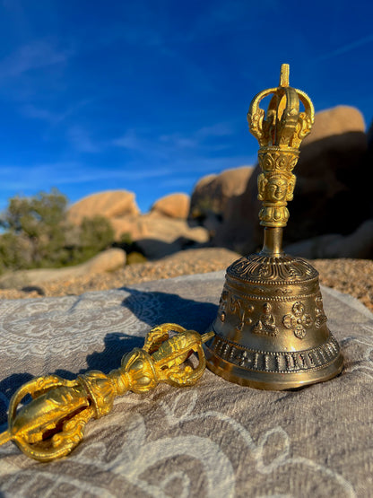 Tibetan Meditation Bell and Dorje Set