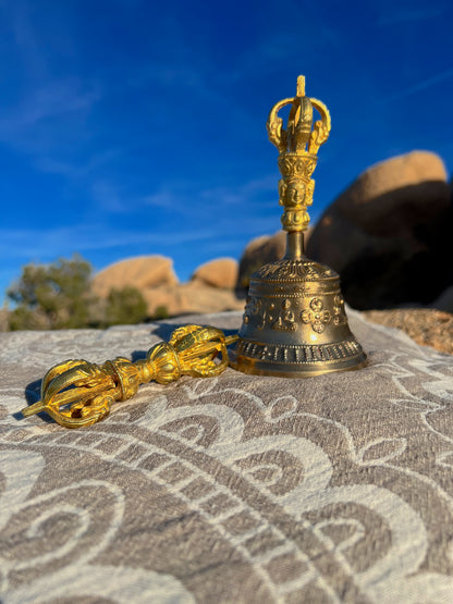 Tibetan Meditation Bell and Dorje Set