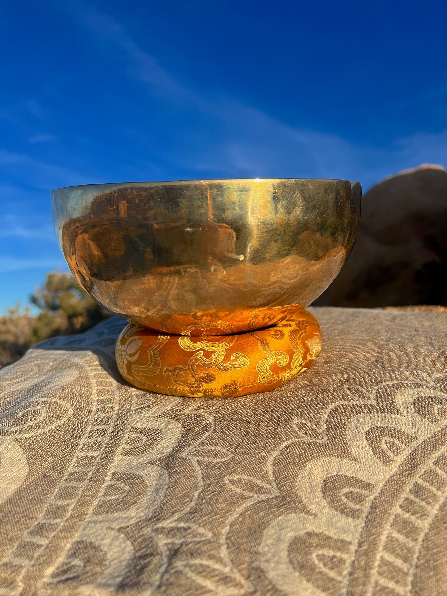 Tibetan Hand Beaten Jam Bowl